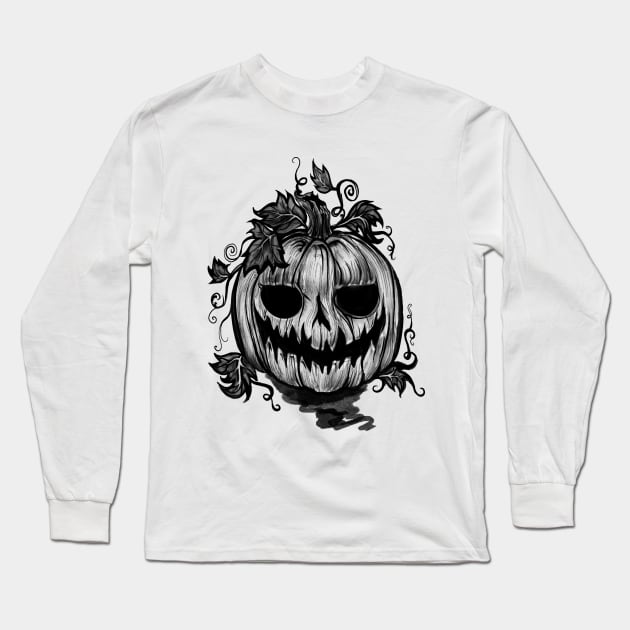 Jackolantern Long Sleeve T-Shirt by Fairy Moon Creations